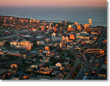 Aerial Photography Milwaukee Sunset